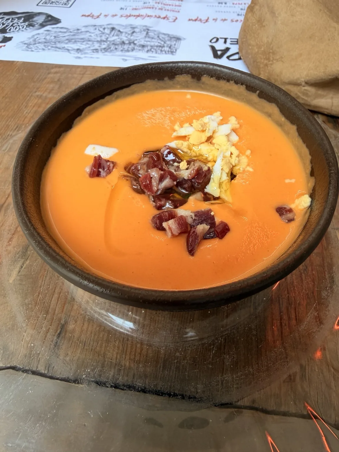 Salmorejo en Portofino