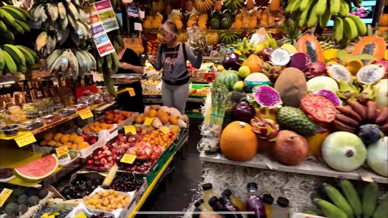 Puesto de frutas del Mercado de Vegueta