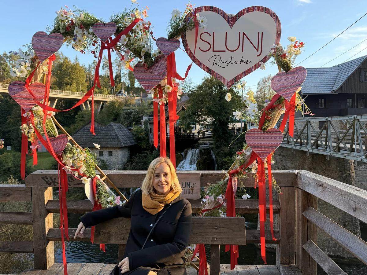 Alaitz en el corazón de Slunj Rastoke