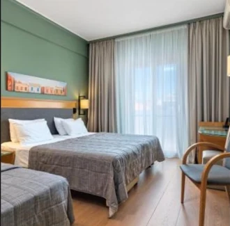 Detalle de habitación del Hotel Plaka