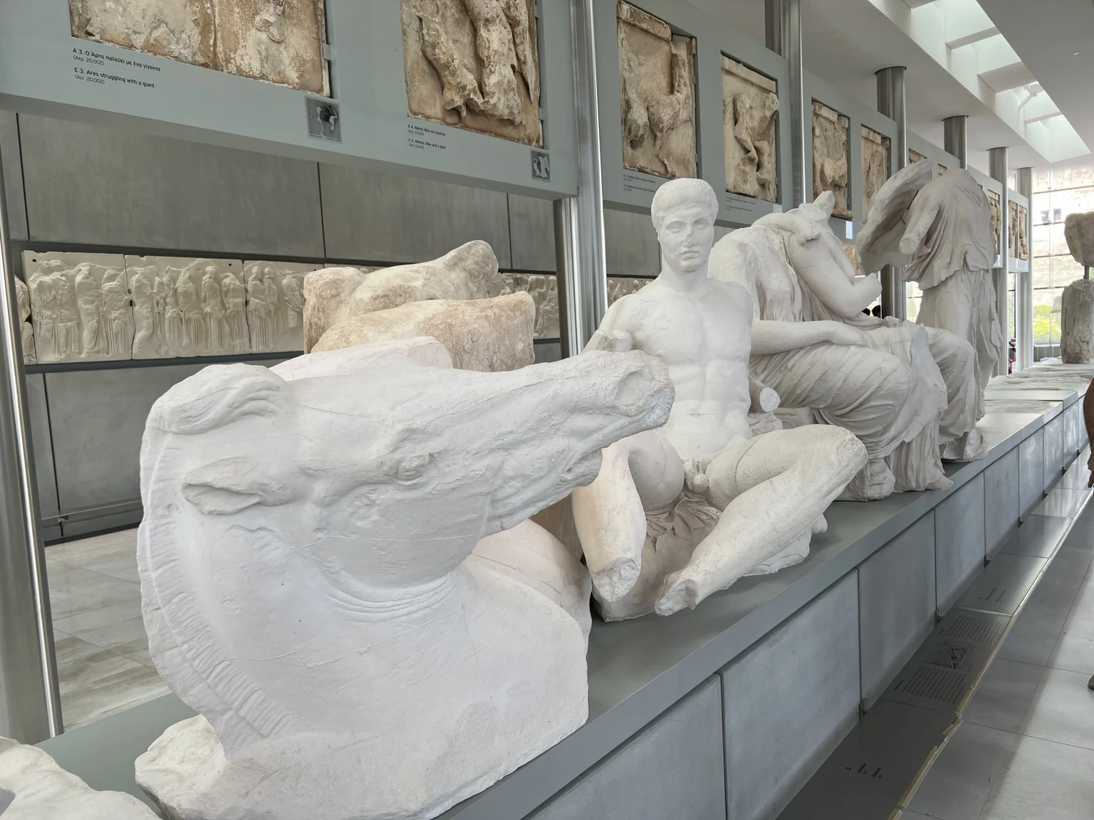 Esculturas y relieves del Museo de la Acrópolis
