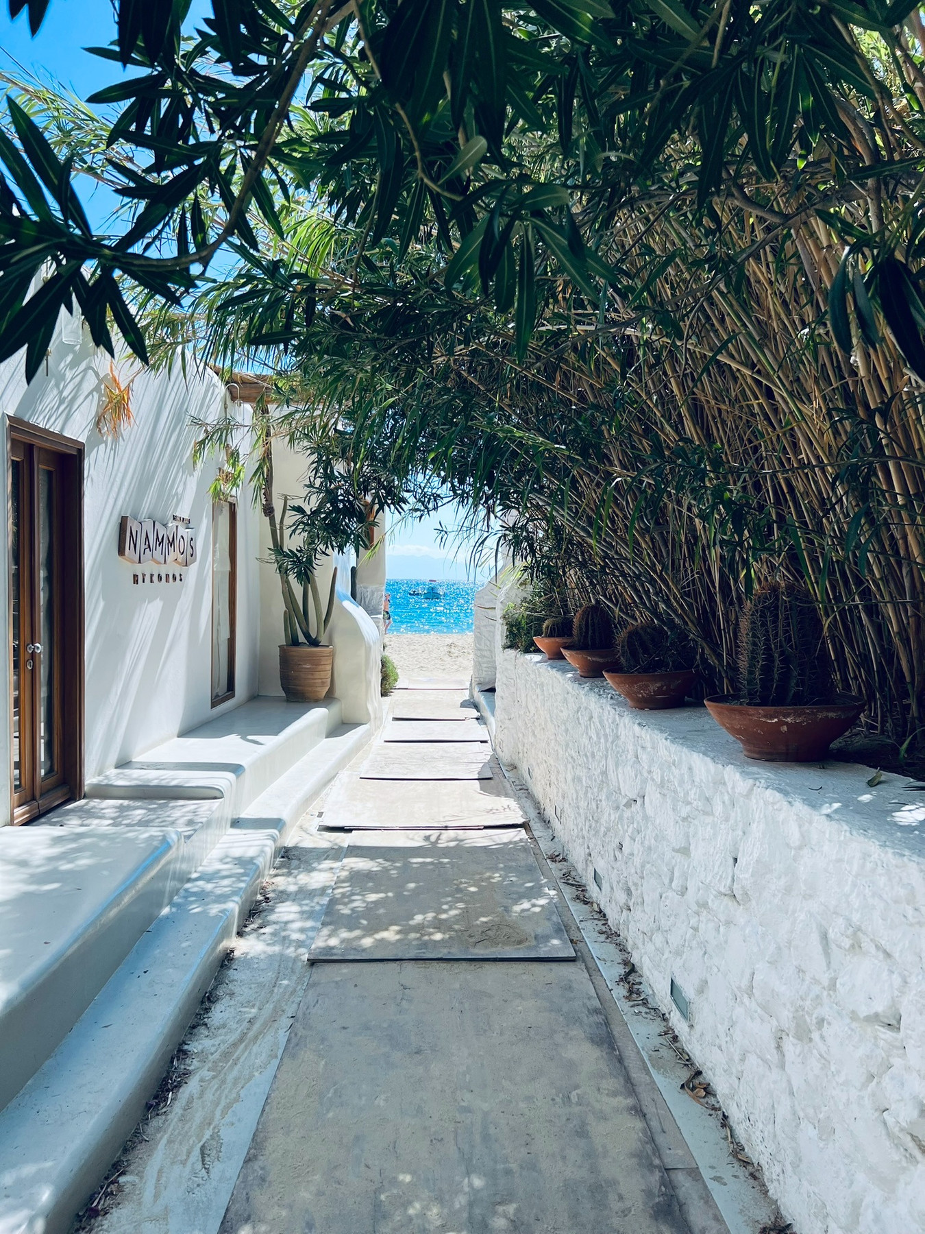 Psarou Beach en Mykonos