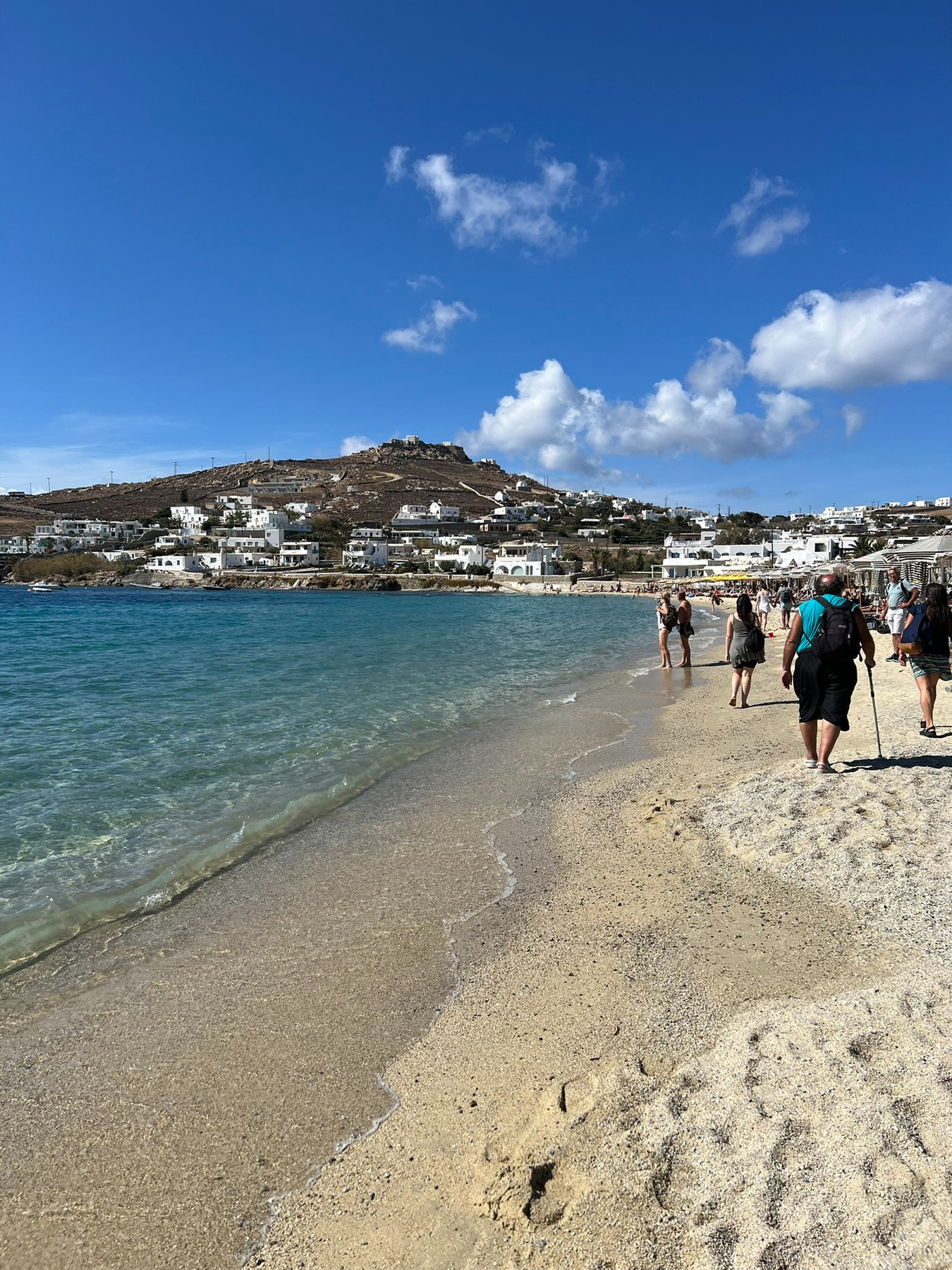Ornos Beach en Mykonos
