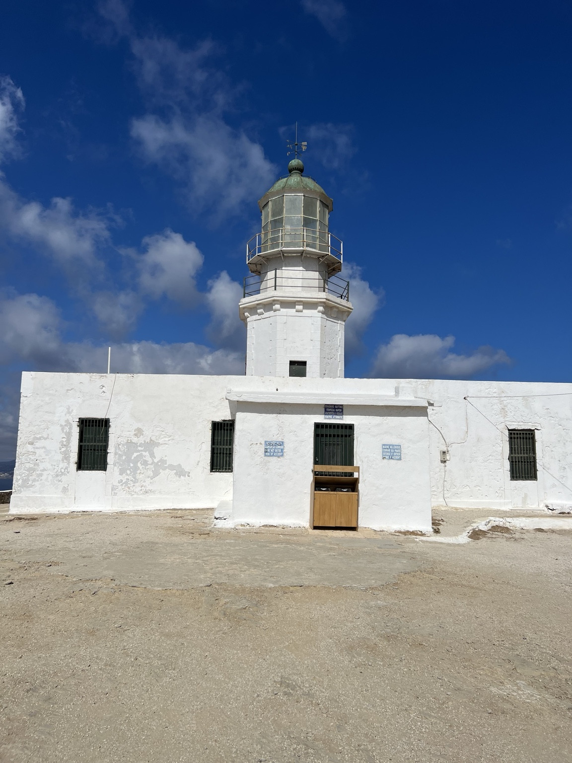 Faro de Armenistis en Mykonos