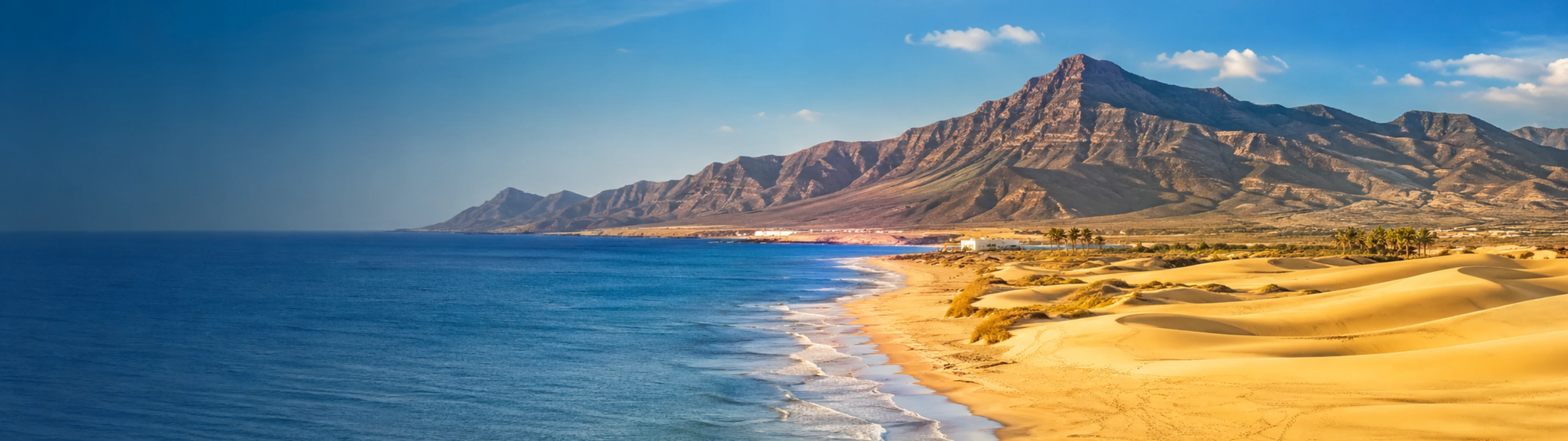 Panorámica de las Dunas de Maspalomas