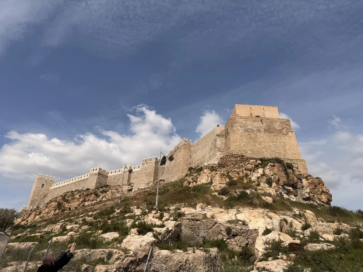 Alcazaba · murallas y vistas sobre Almería