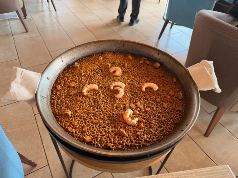 Arroz del señoret que comimos en Arrozante, Barceló Cabo de Gata