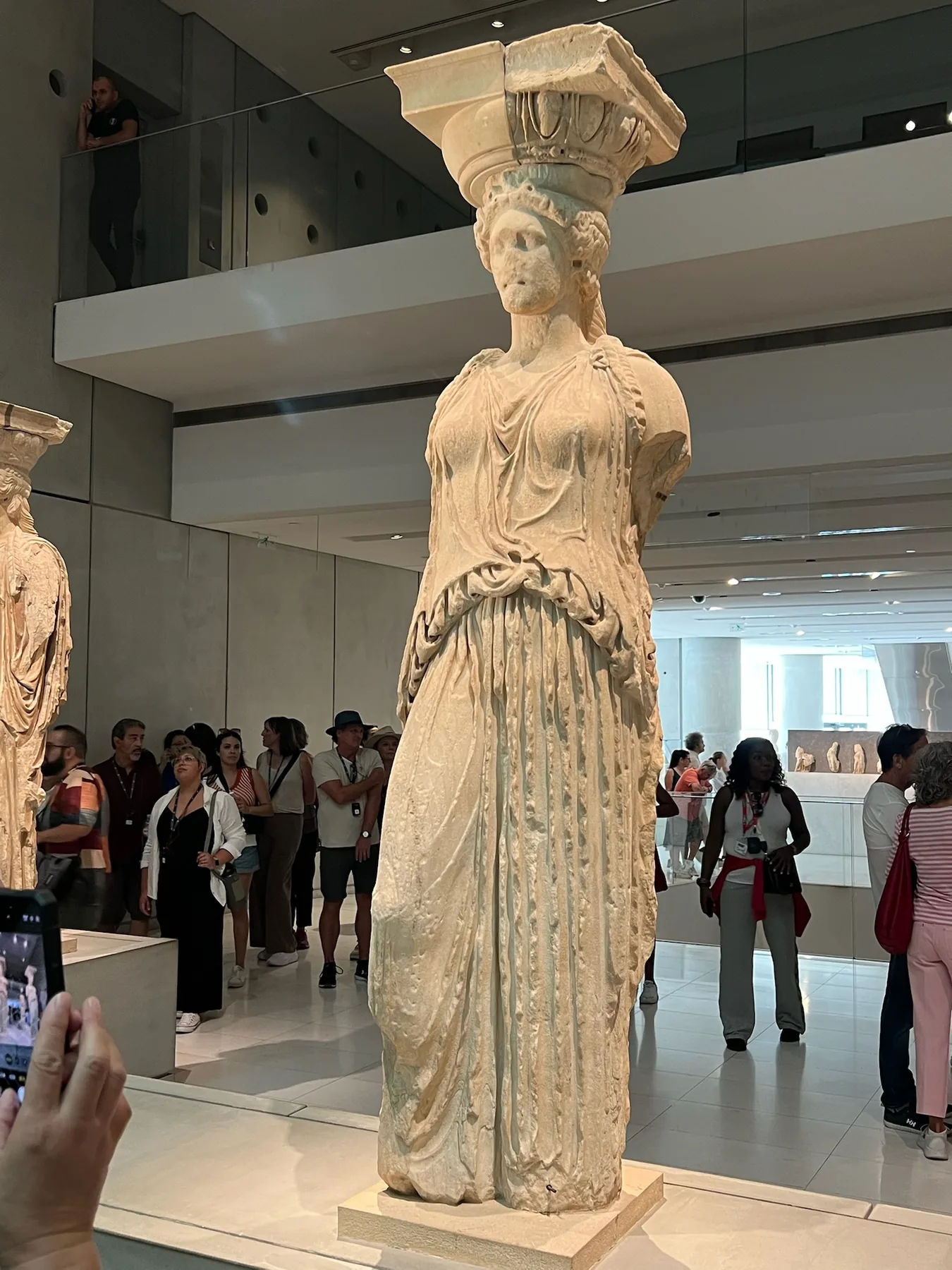 Escultura expuesta en el Museo de la Acrópolis