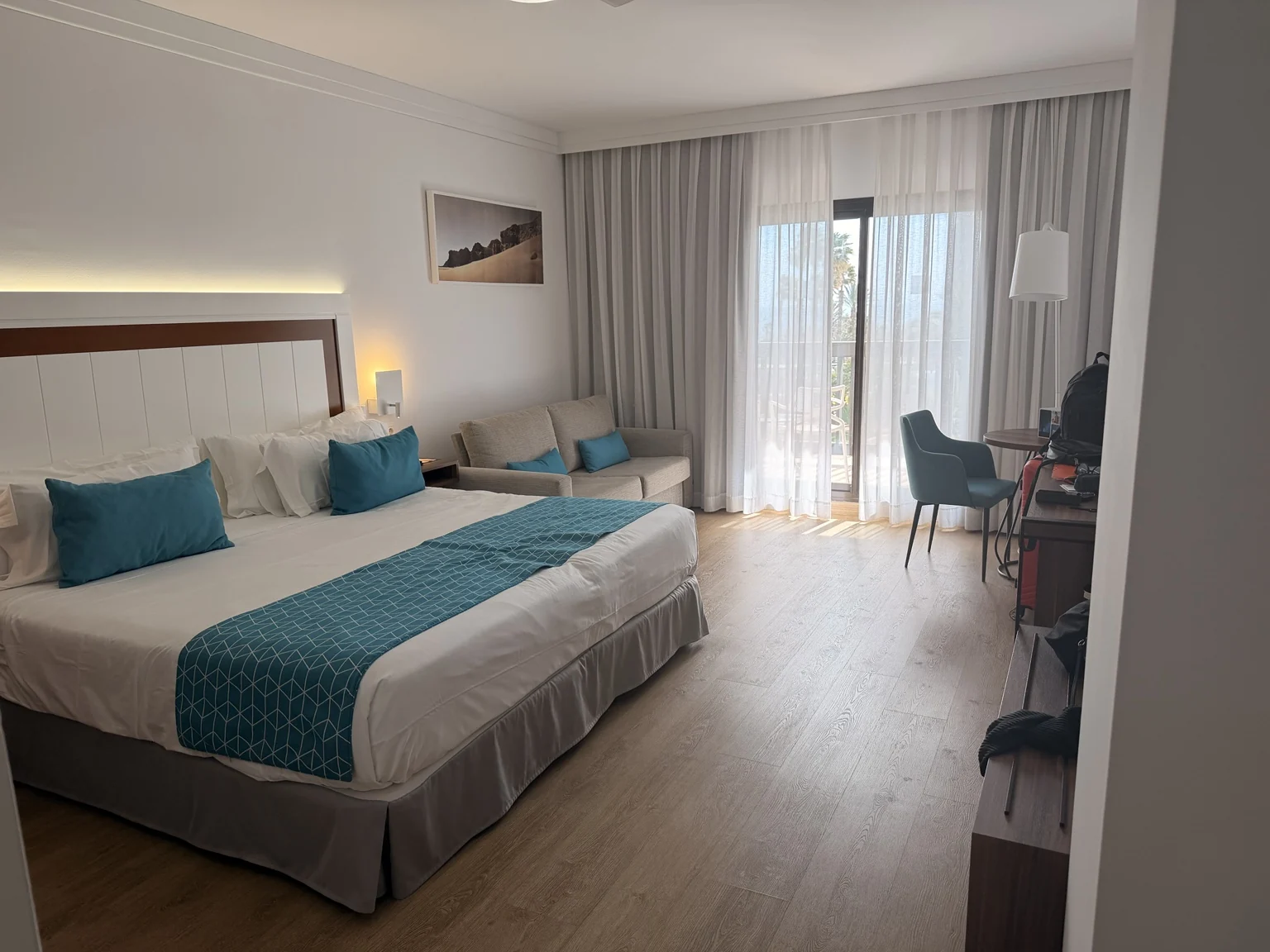 Habitación en la que nos alojamos en el Barceló Cabo de Gata