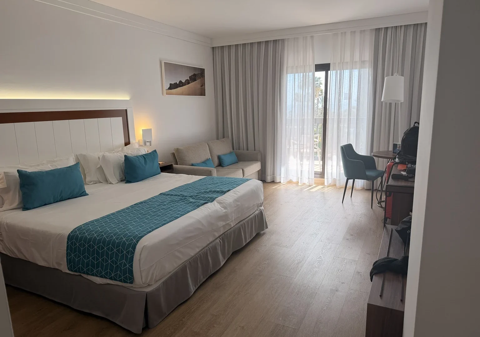 Habitación en la que nos alojamos en el Barceló Cabo de Gata