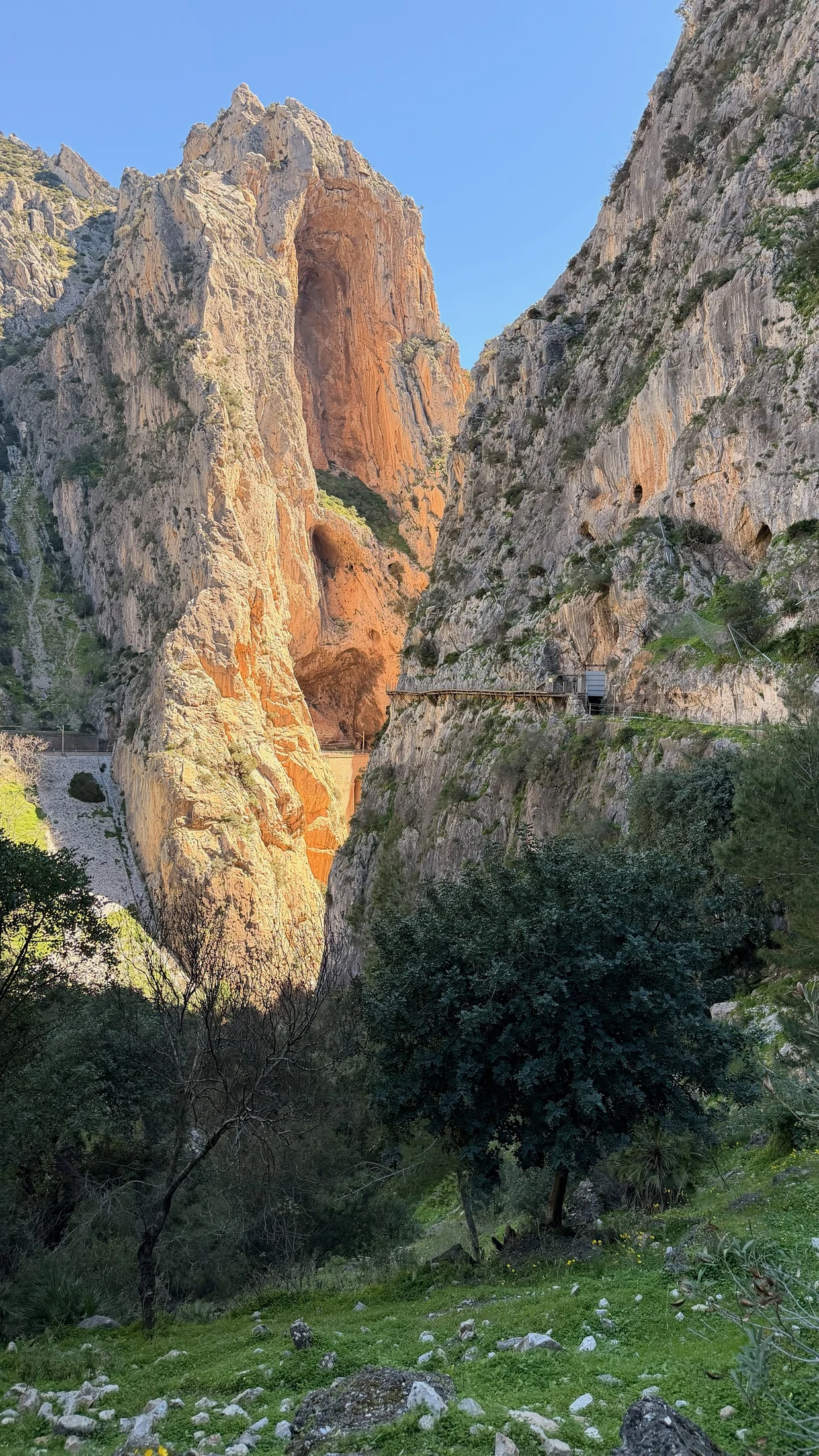 Entrada al desfiladero de los Gaitanes