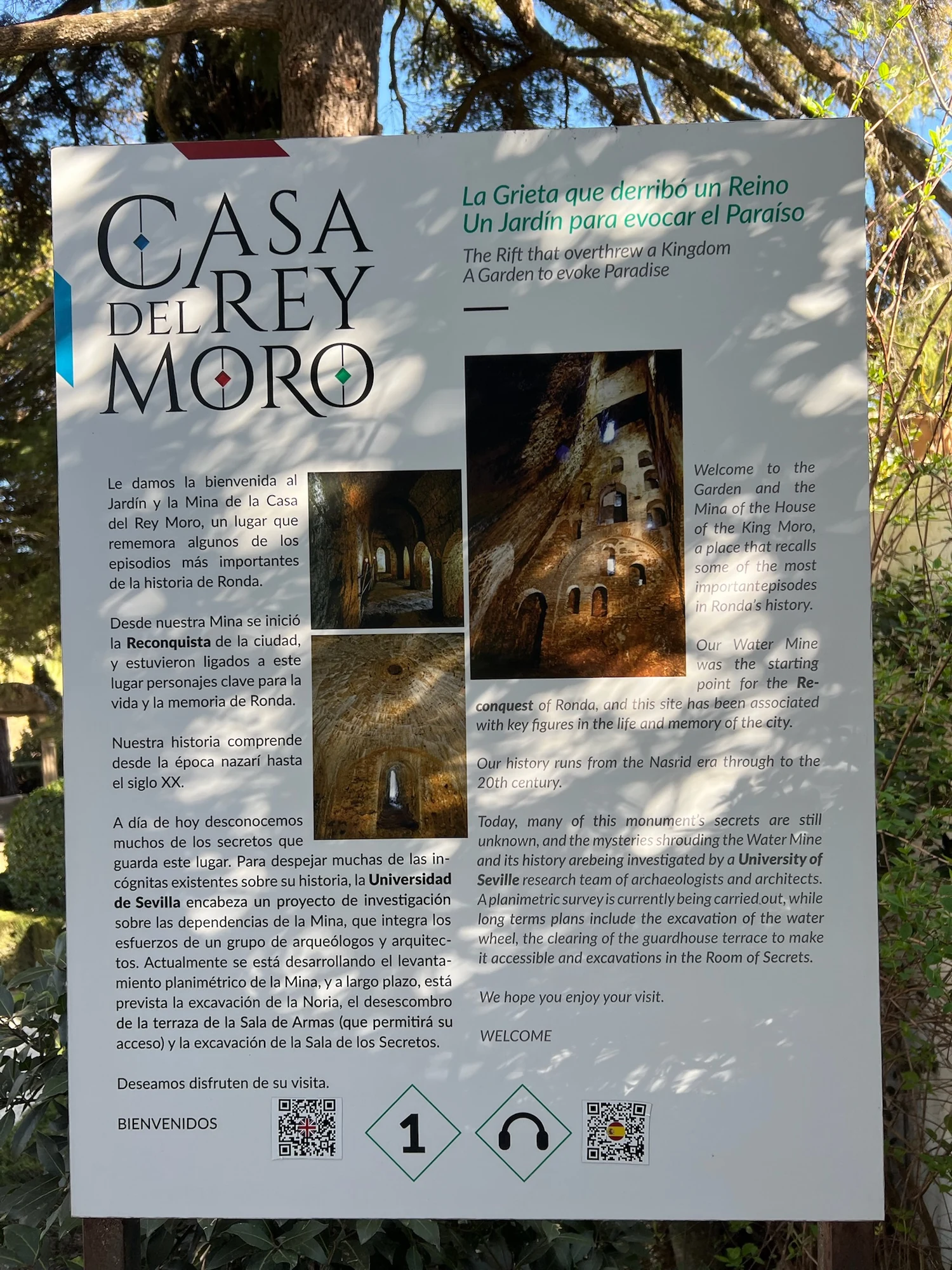 Entrada e información de la Casa del Rey Moro en Ronda