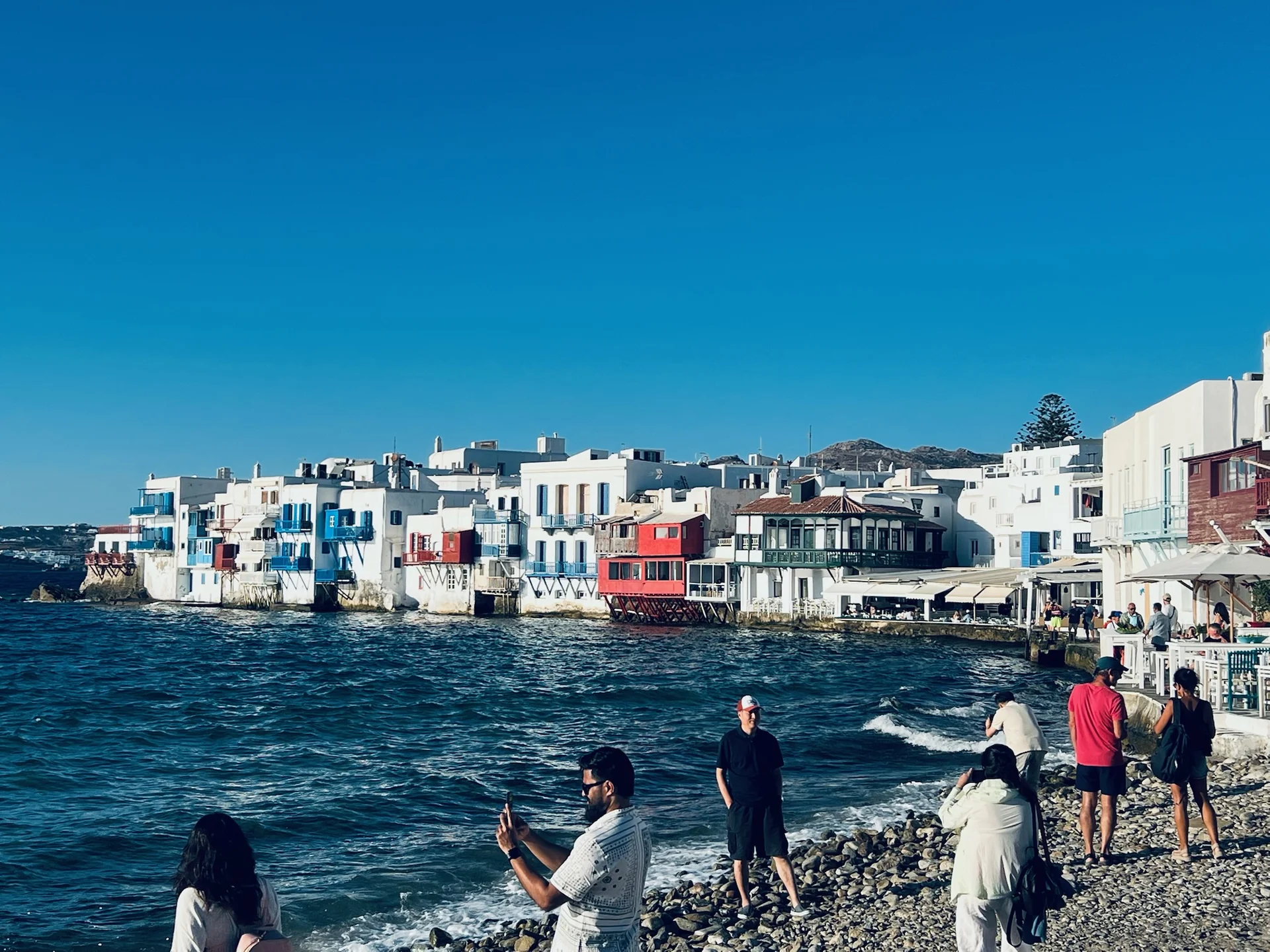Casas de Little Venice junto al mar en Mykonos