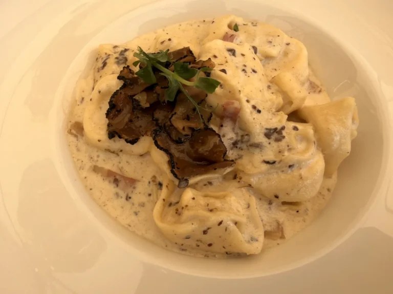 Uno de los platos de nuestra comida en Dubravka 1836