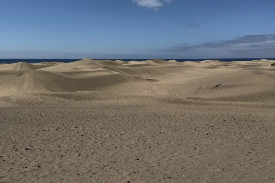 Panorámica de las Dunas de Maspalomas