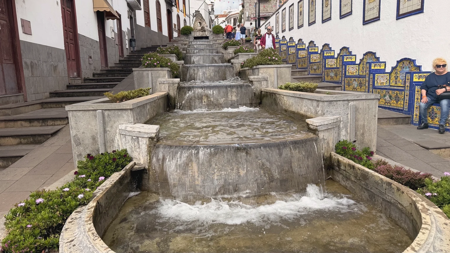 Paseo de Canarias en Firgas