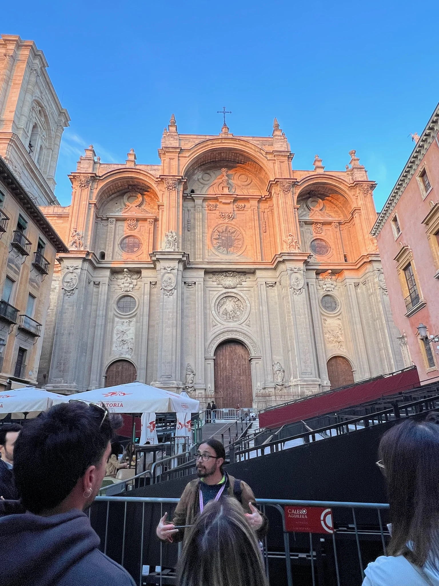 Catedral de Granada durante nuestro paseo por el centro