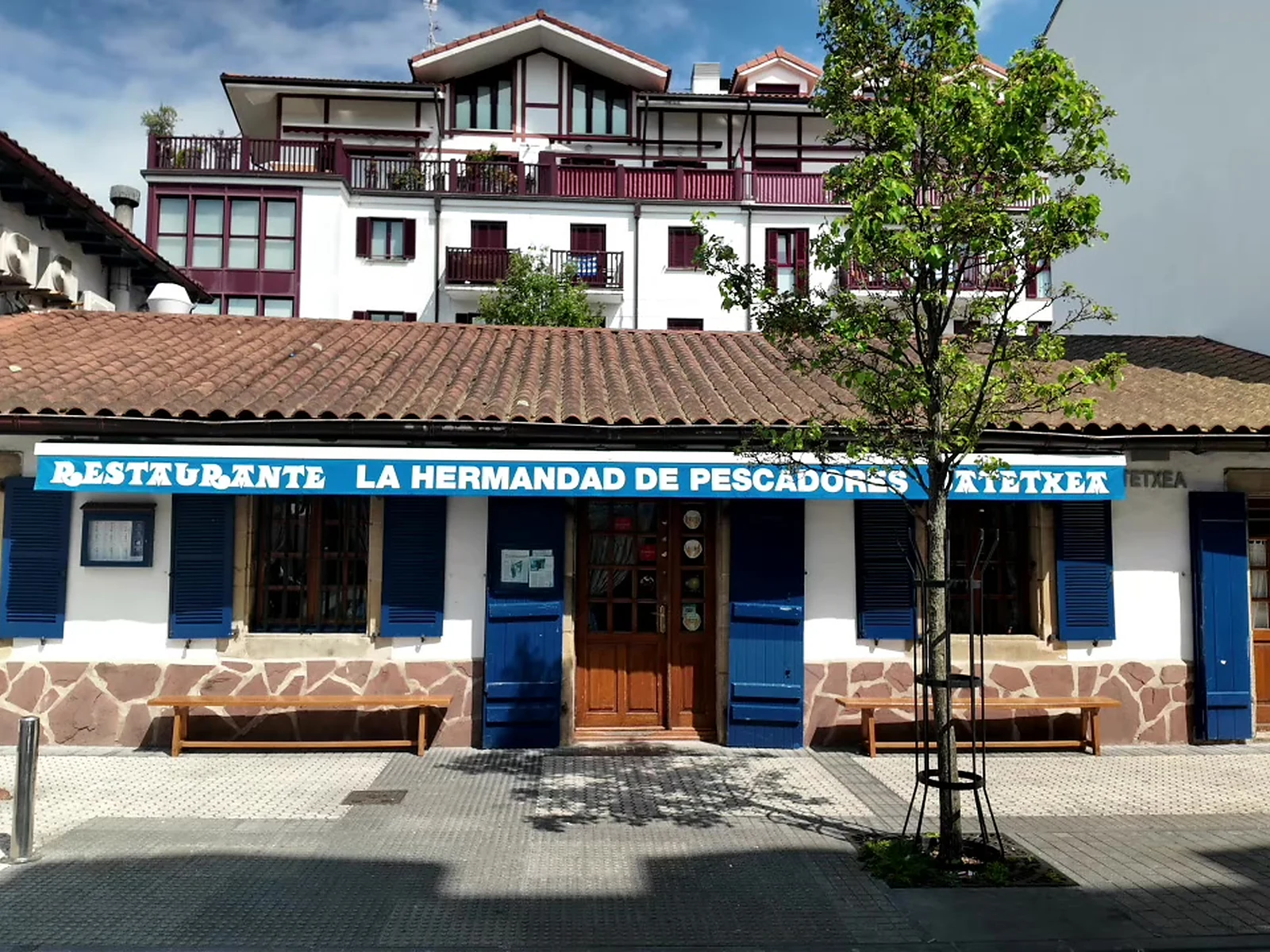 Fachada de la Hermandad de Pescadores de Hondarribia