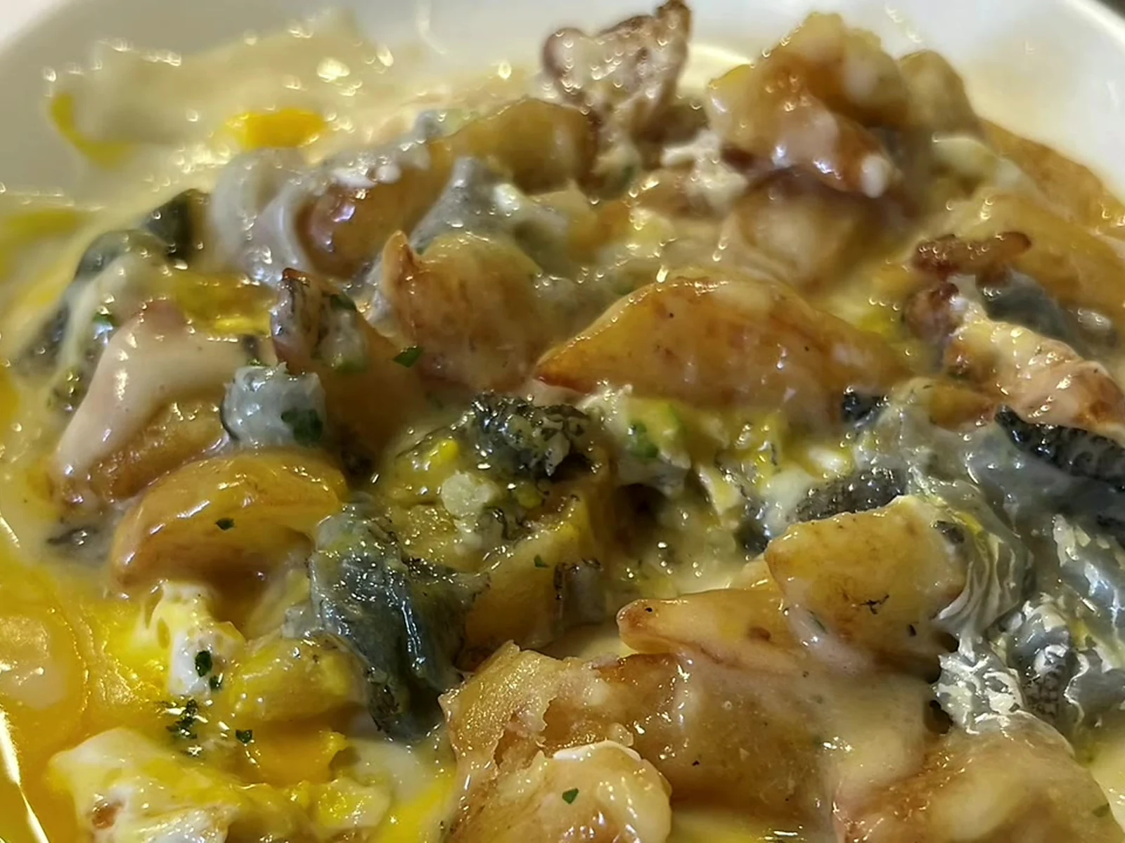 Huevos con patatas de la Hermandad de Pescadores de Hondarribia