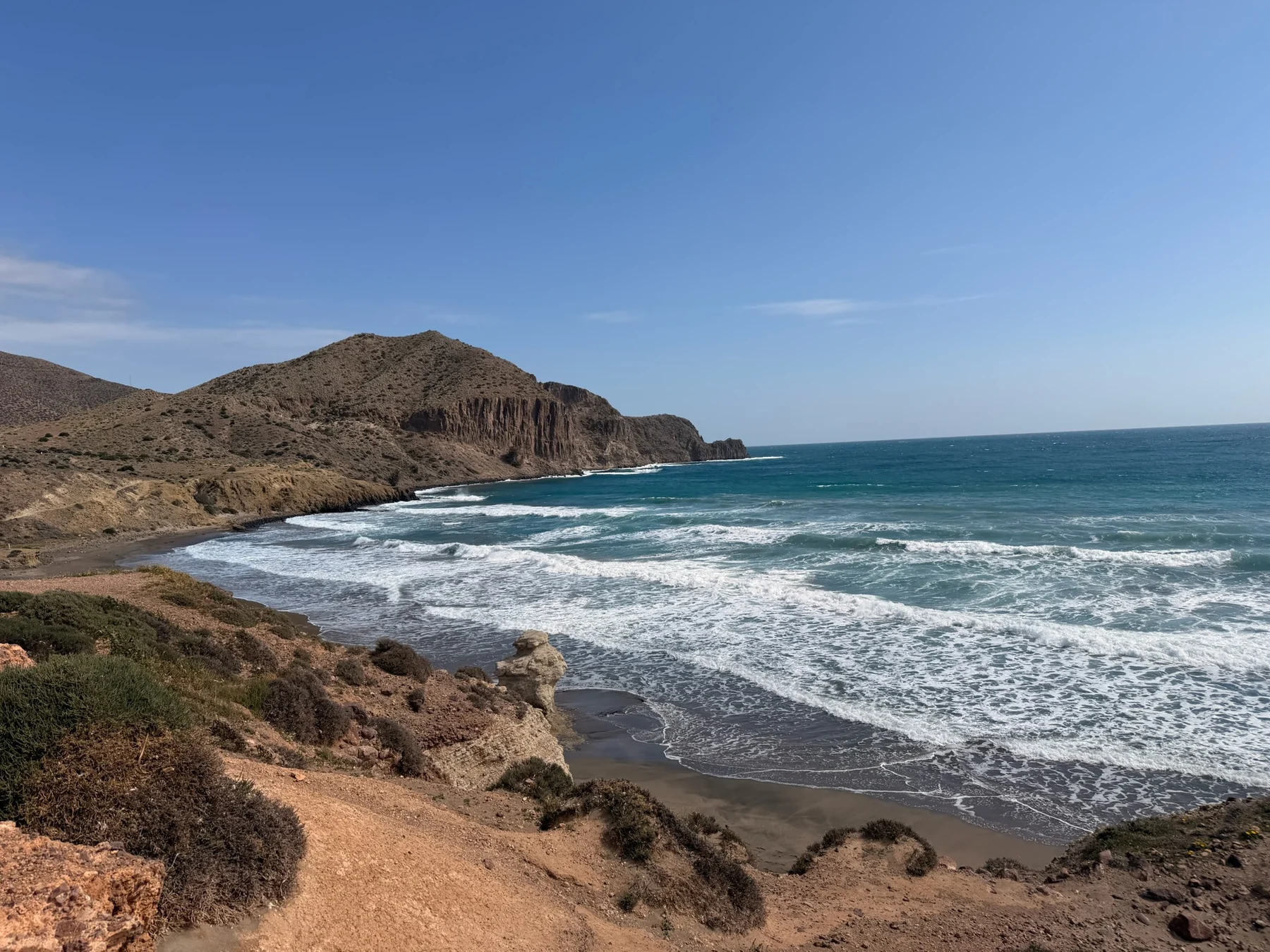 La Isleta del Moro y su costa en Cabo de Gata