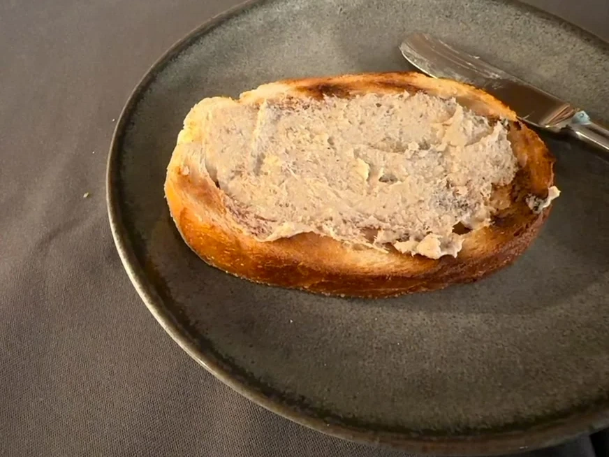 Uno de los platos de nuestra comida en Restaurant Kamerlengo