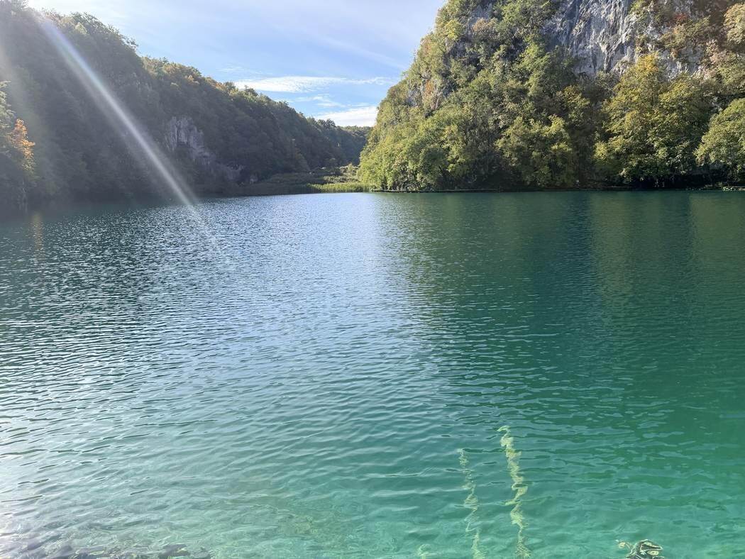 Lago Kozjak durante nuestra Ruta C por los Lagos de Plitvice