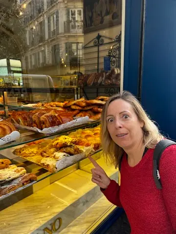 Escaparate de una boulangerie en Le Marais
