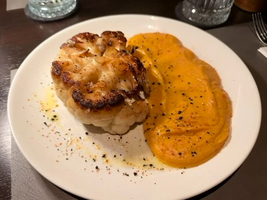 Otro de los platos de nuestra cena en Marangun