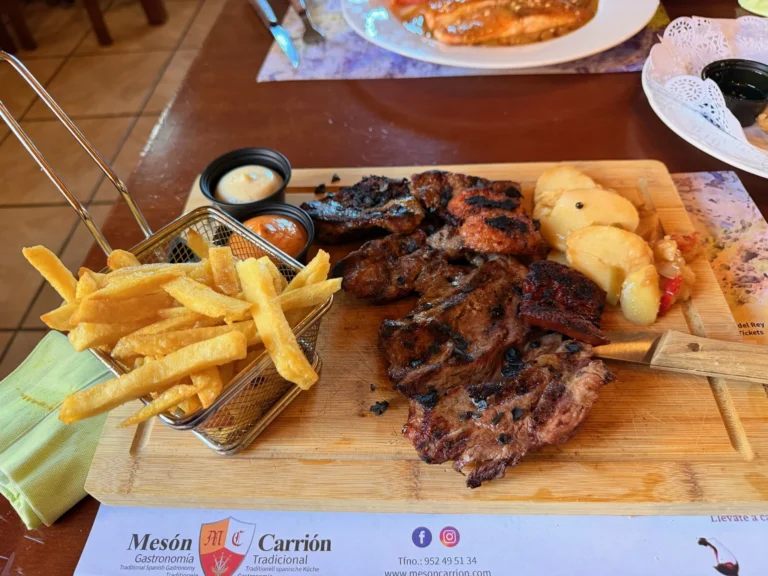 Ibérico del Rey que comimos en el Mesón Carrión