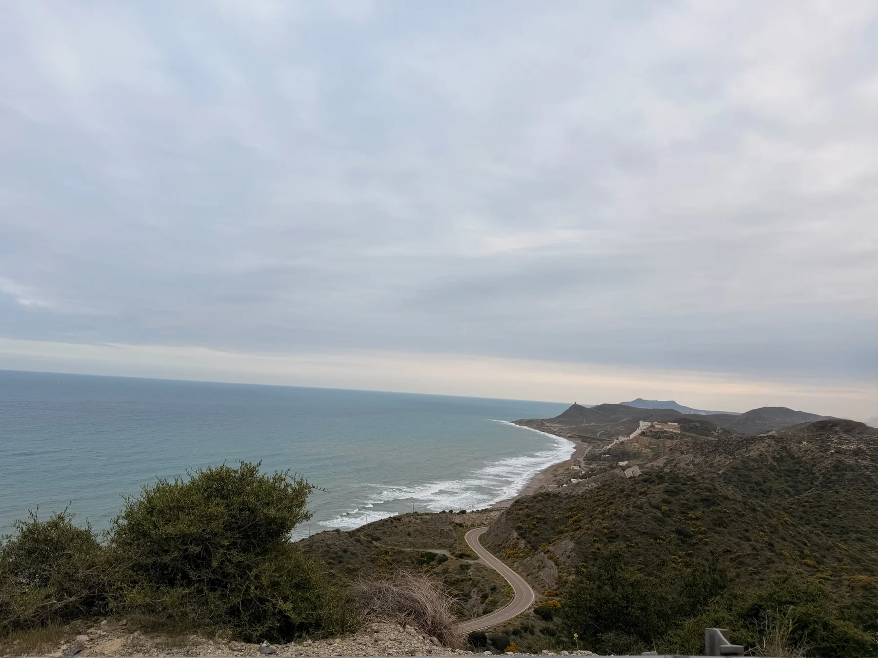Vista de la costa desde el Mirador de la Granatilla