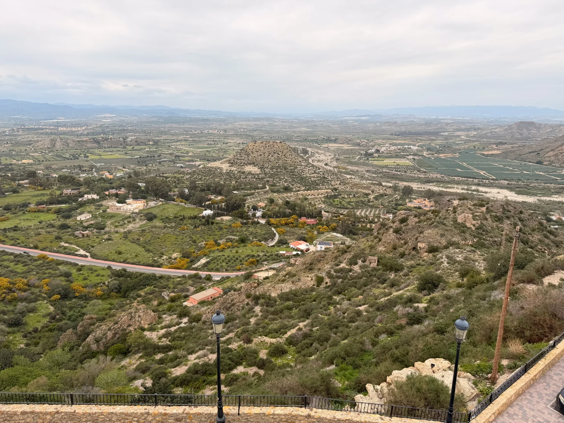 Panorámica del paisaje interior desde Mojácar Pueblo