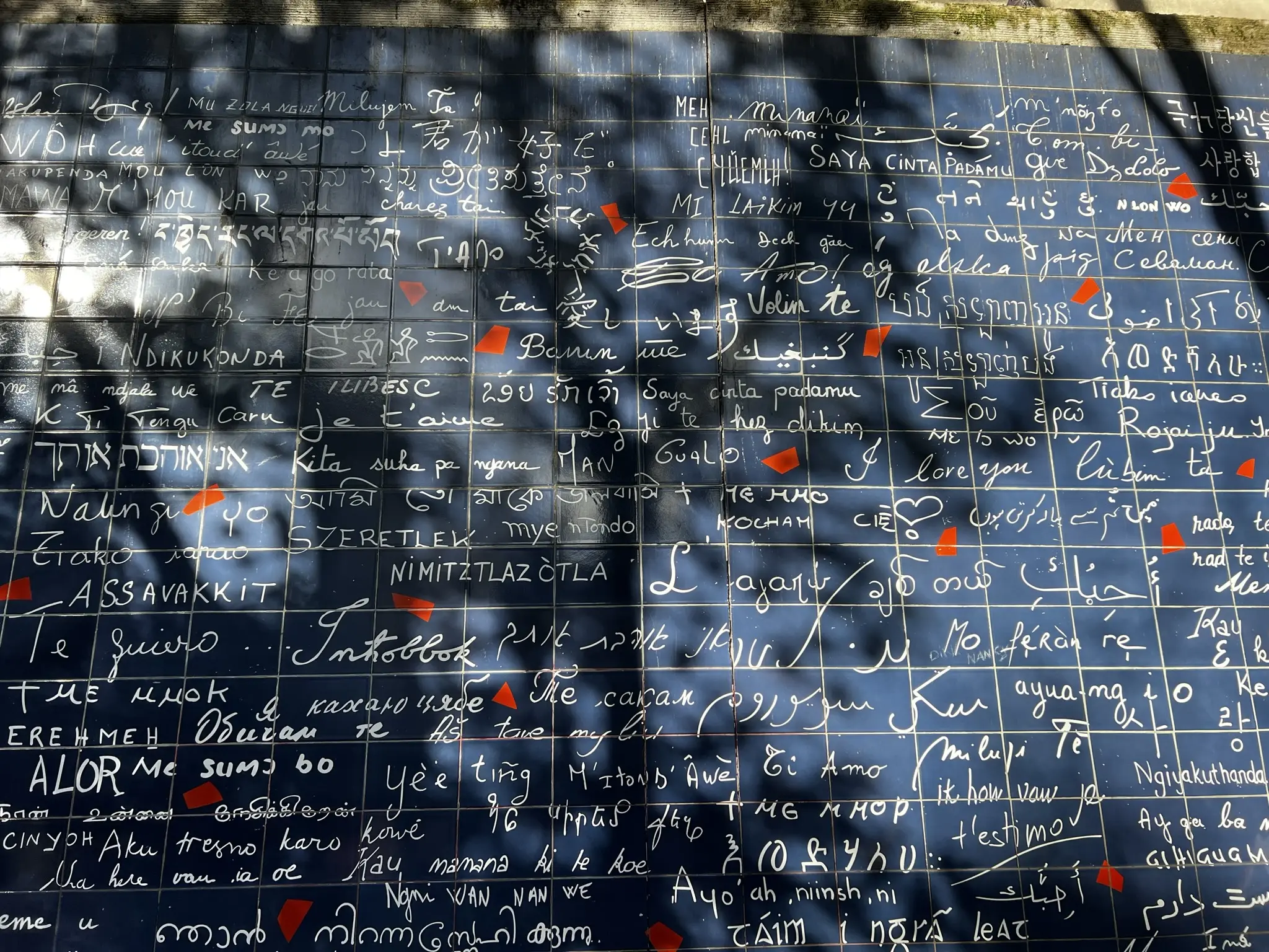 Muro de los te quiero en Montmartre