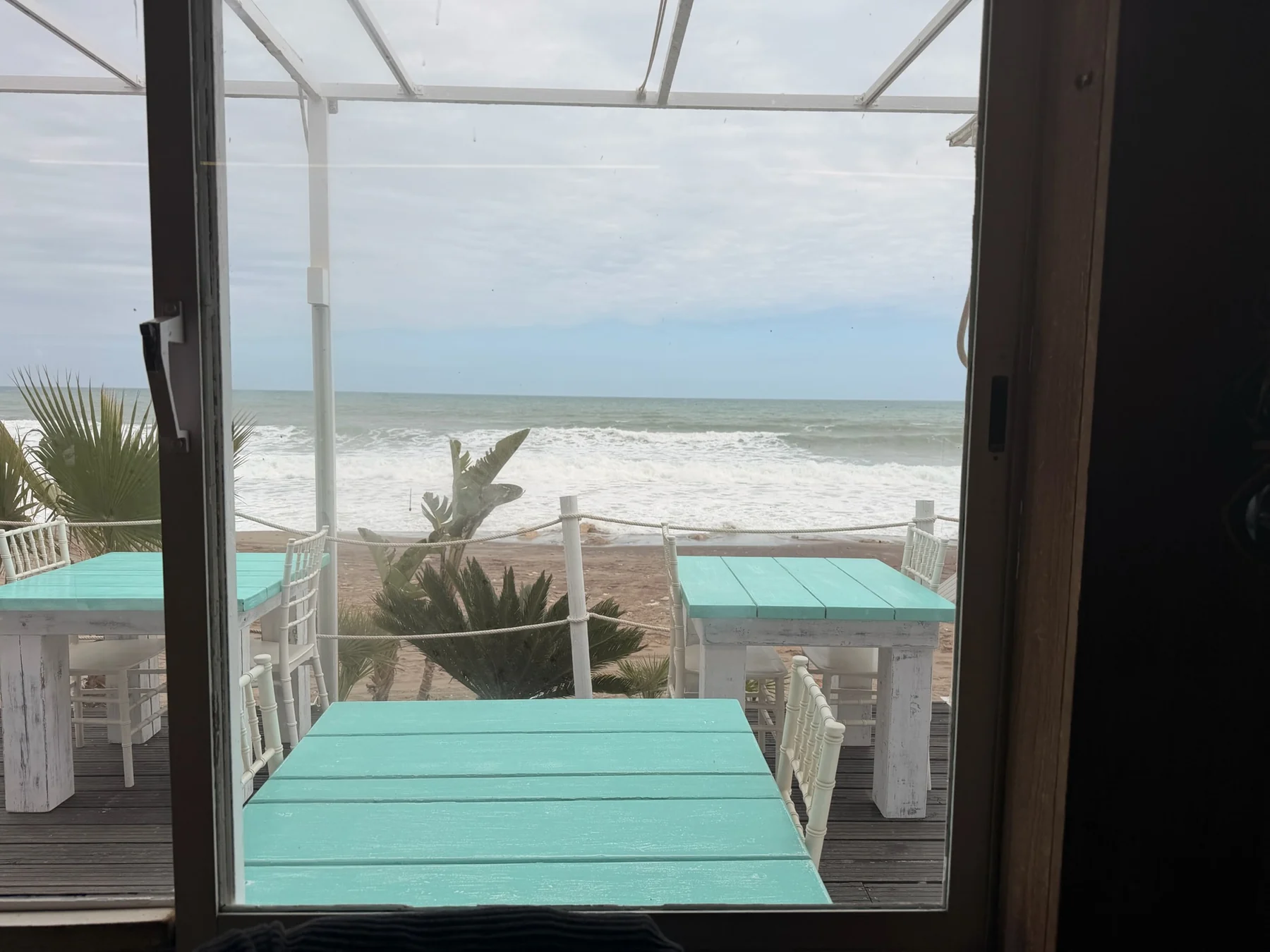 Vistas al mar desde Restaurante Neptuno en Mojácar