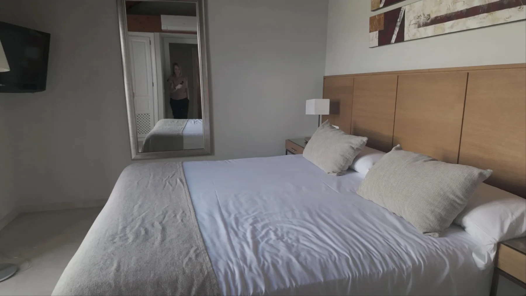 Dormitorio del apartamento del Ona Alanda Club Marbella
