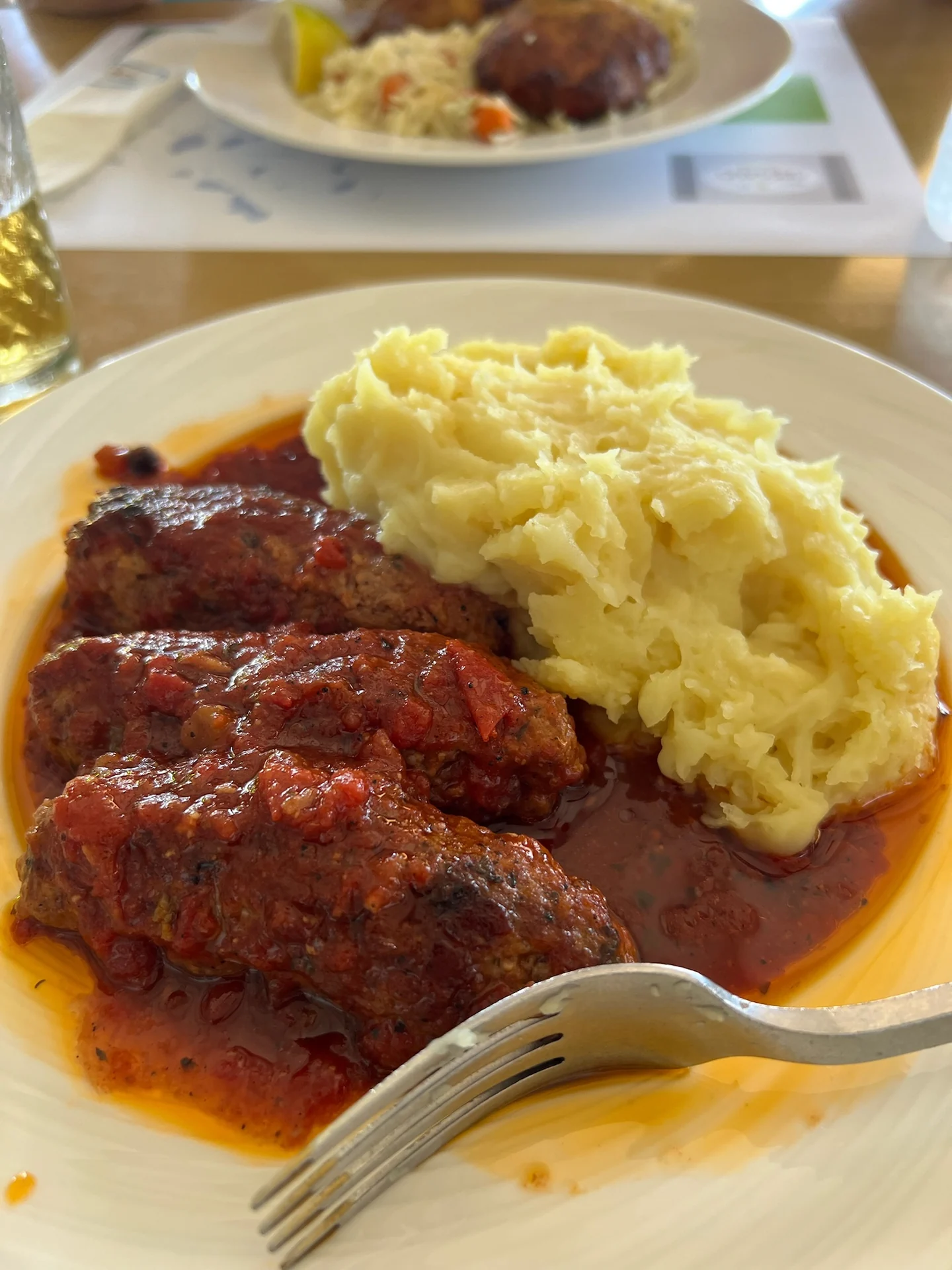 Otro de los platos que elegimos en Oregano Mykonos