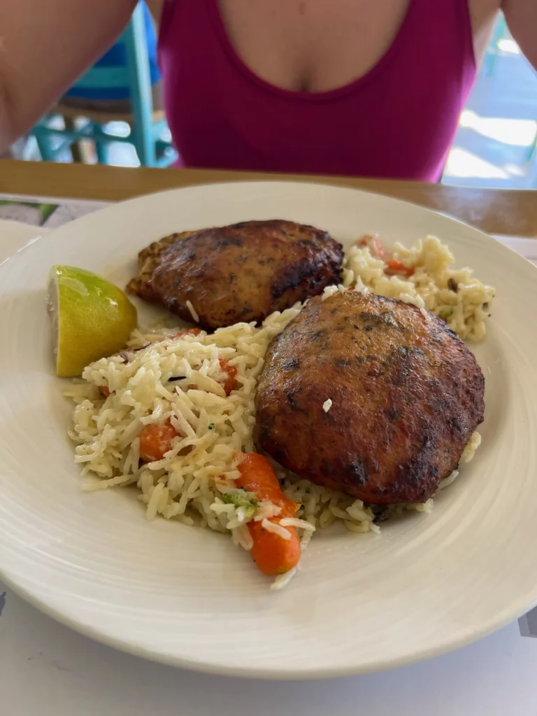 Uno de los platos que elegimos en Oregano Mykonos