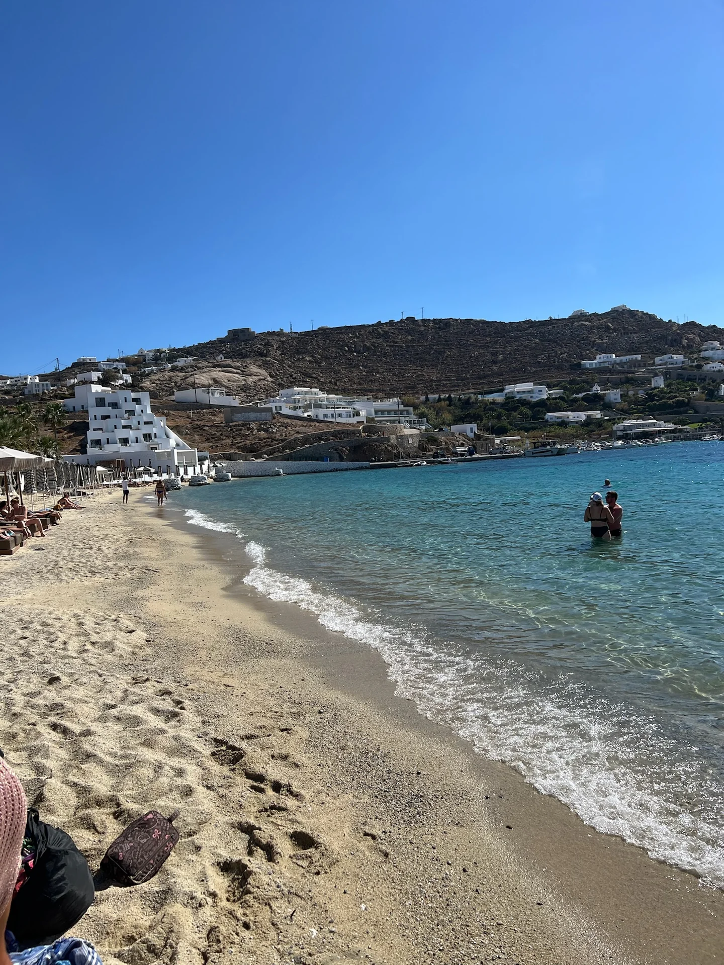 Ornos Beach en Mykonos