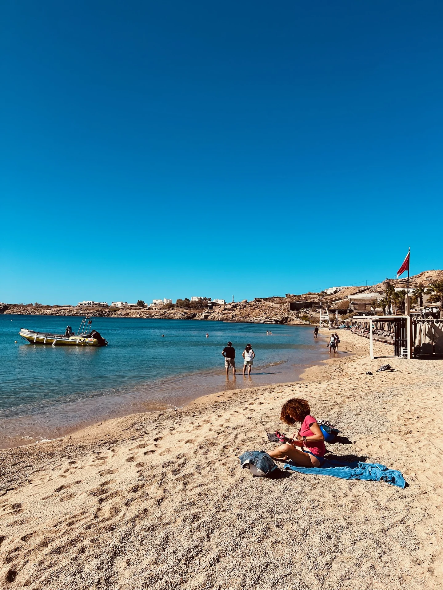 Paradise Beach en Mykonos