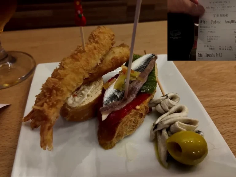 Pintxos que probamos en Politena de Getaria
