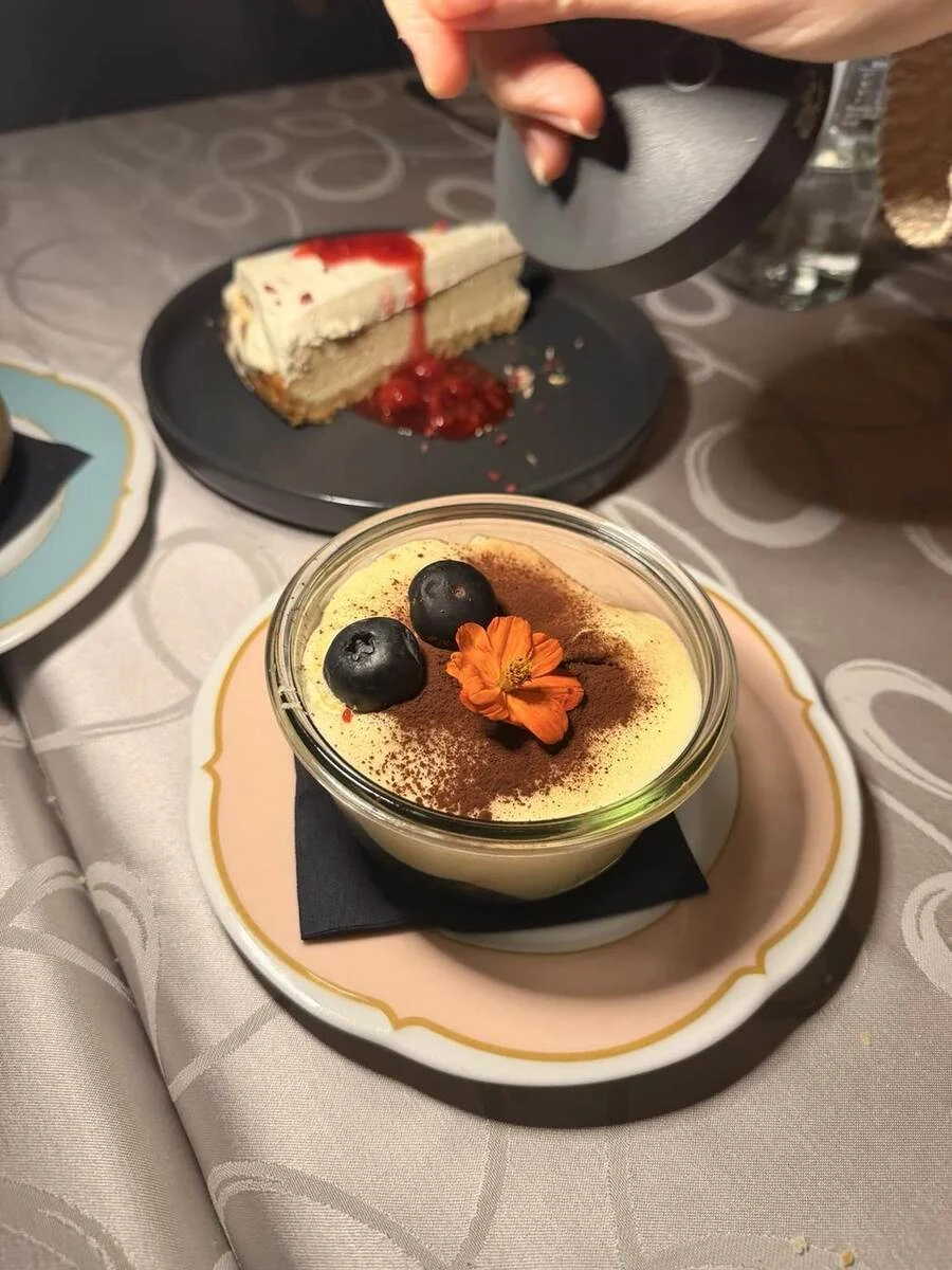 Tiramisú de nuestra cena en Puntulina