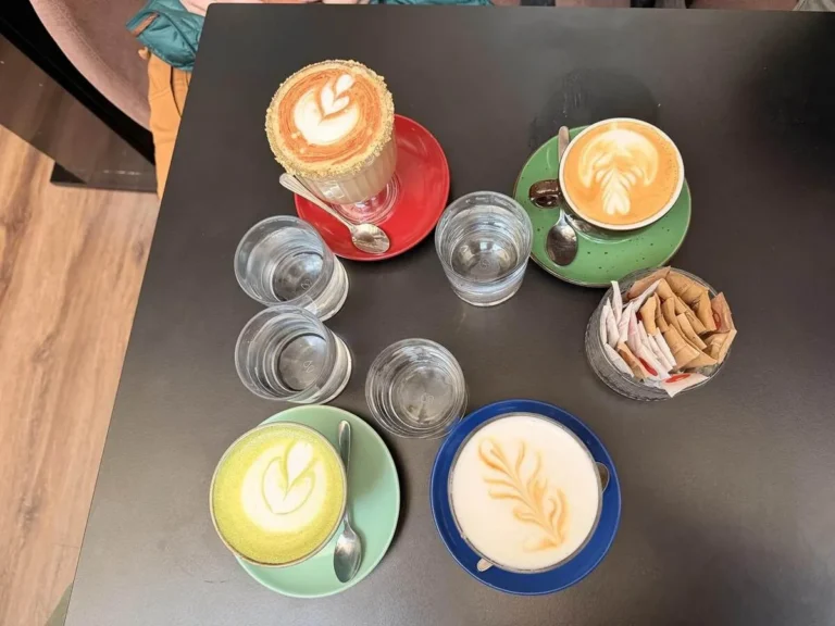 Bebidas que tomamos durante nuestra parada en Quahwa de Zagreb