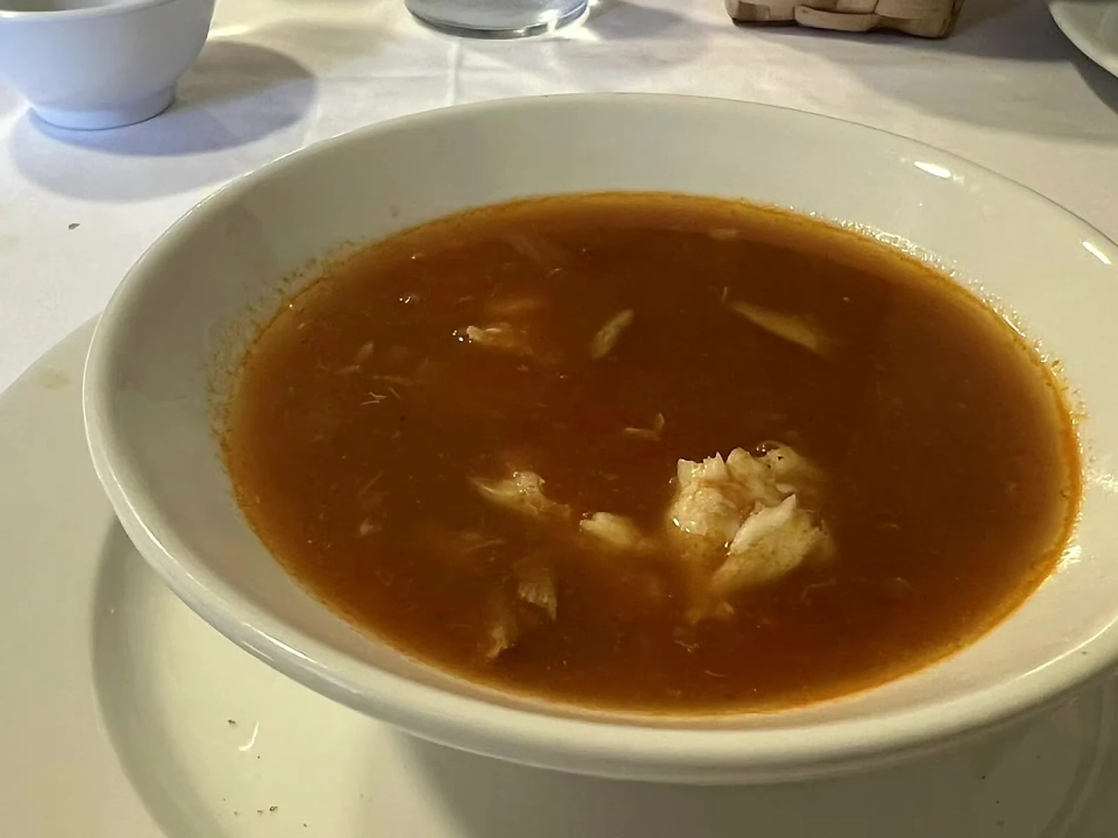 Sopa de pescado de la Hermandad de Pescadores de Hondarribia