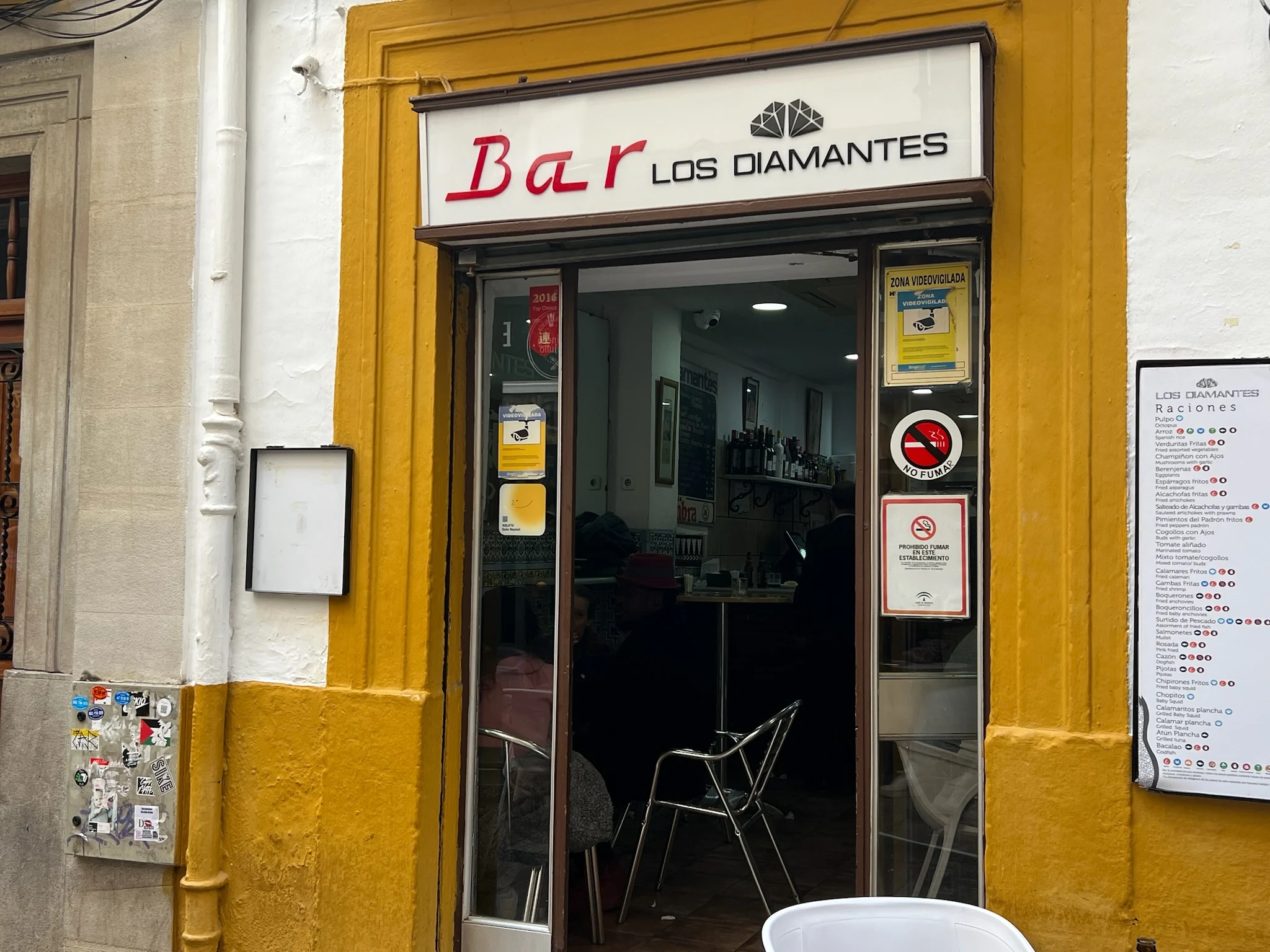 Exterior de Bar Los Diamantes en Granada