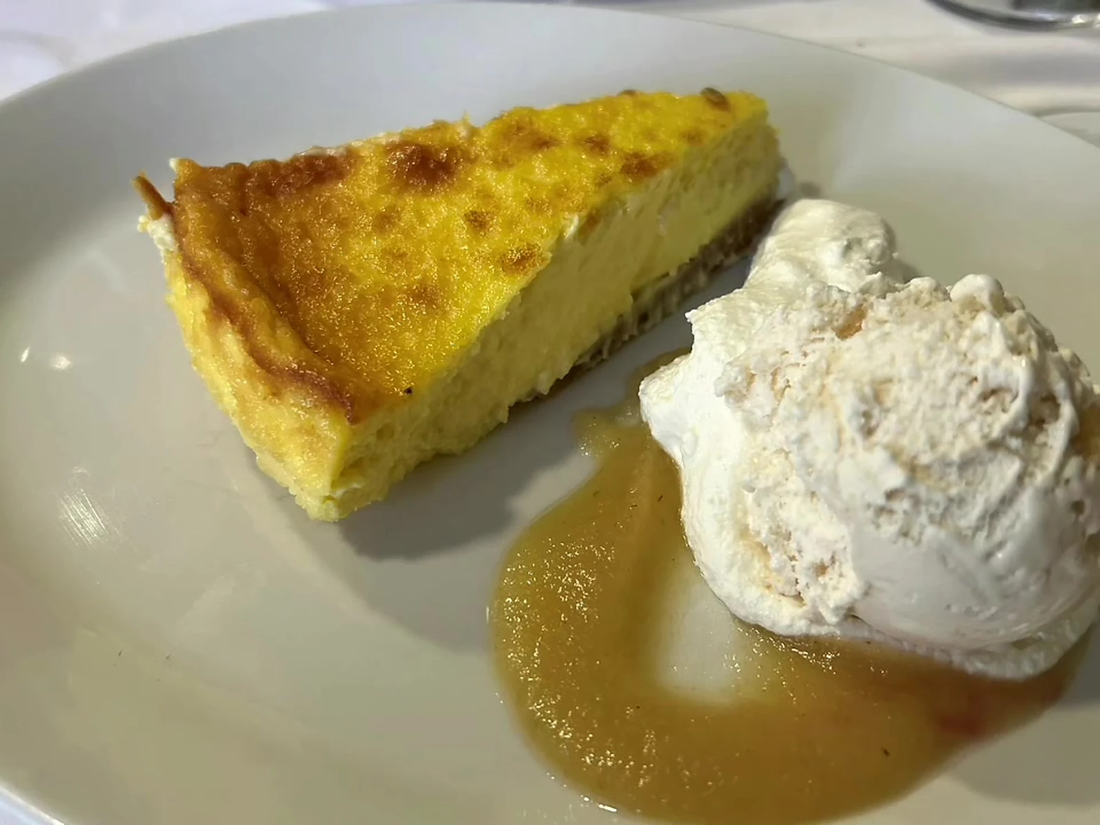 Tarta de queso de la Hermandad de Pescadores de Hondarribia