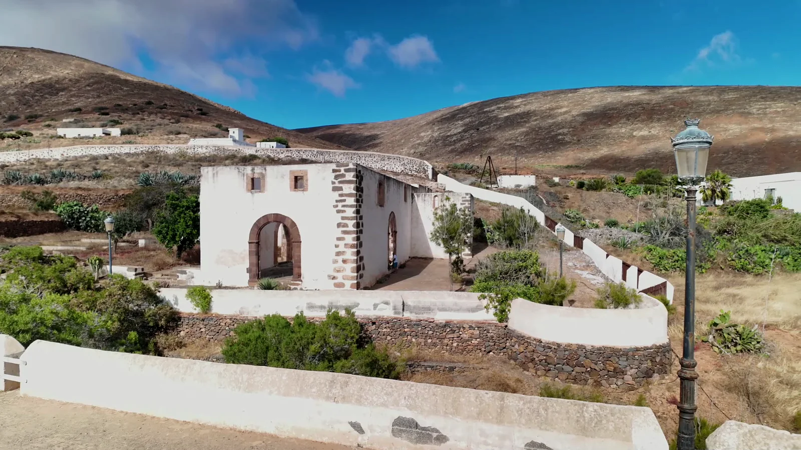 Ruinas exteriores del convento de San Buenaventura en Betancuria