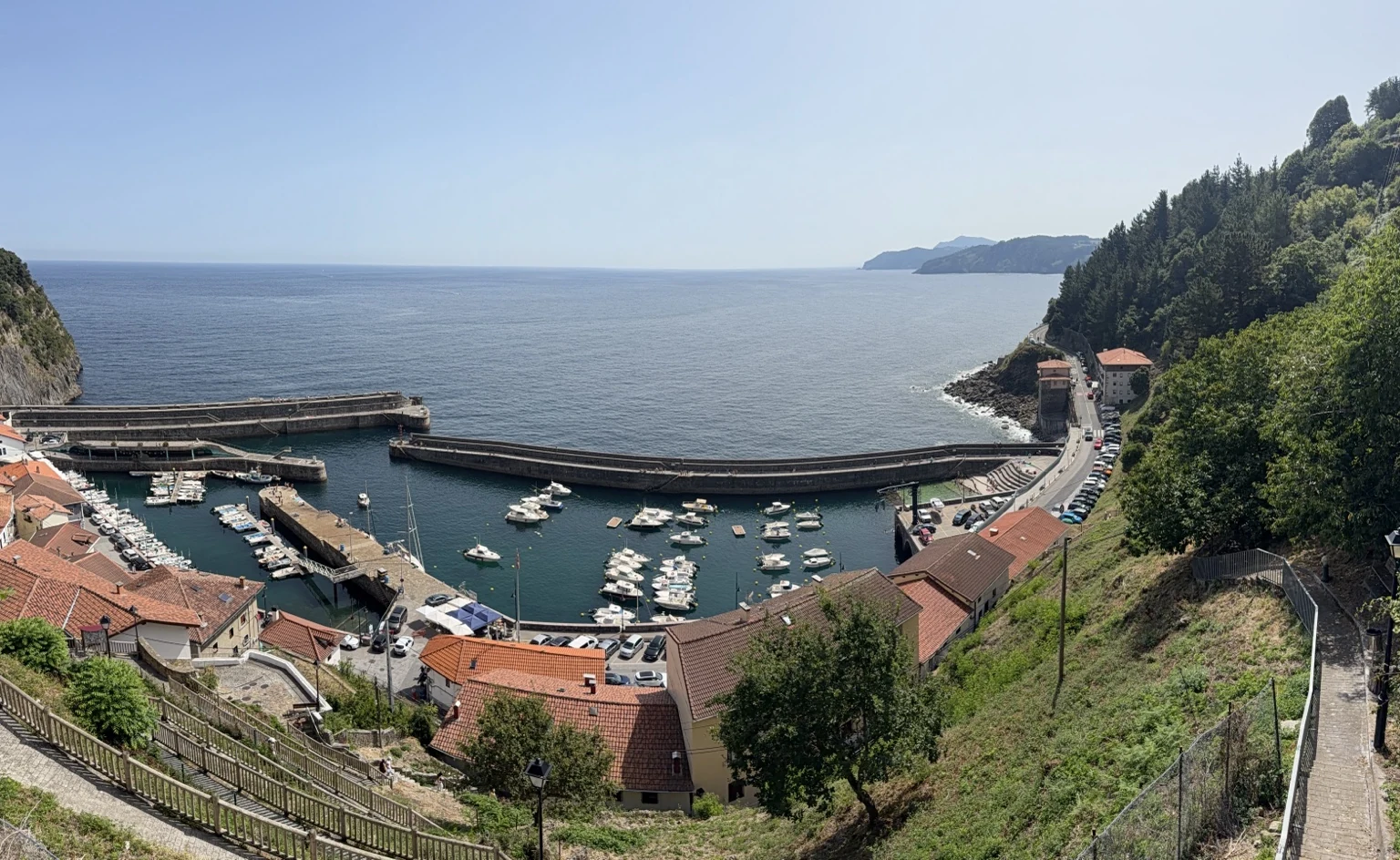 Miradores y vistas sobre el puerto