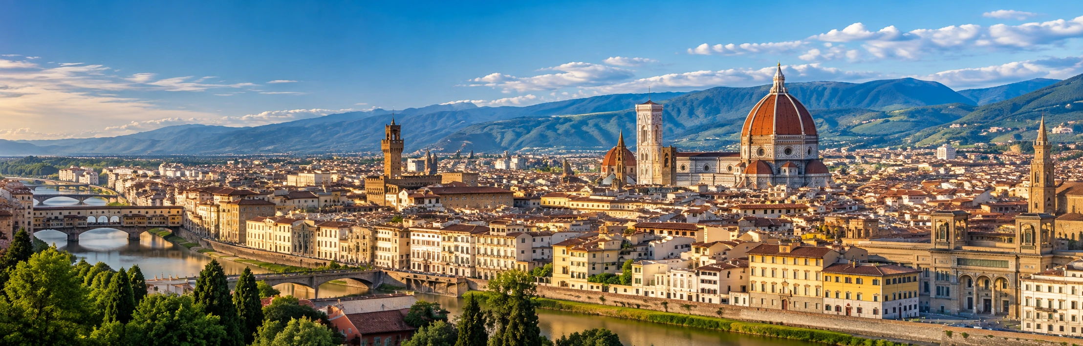 Panorámica editorial de Roma, representativa de Italia
